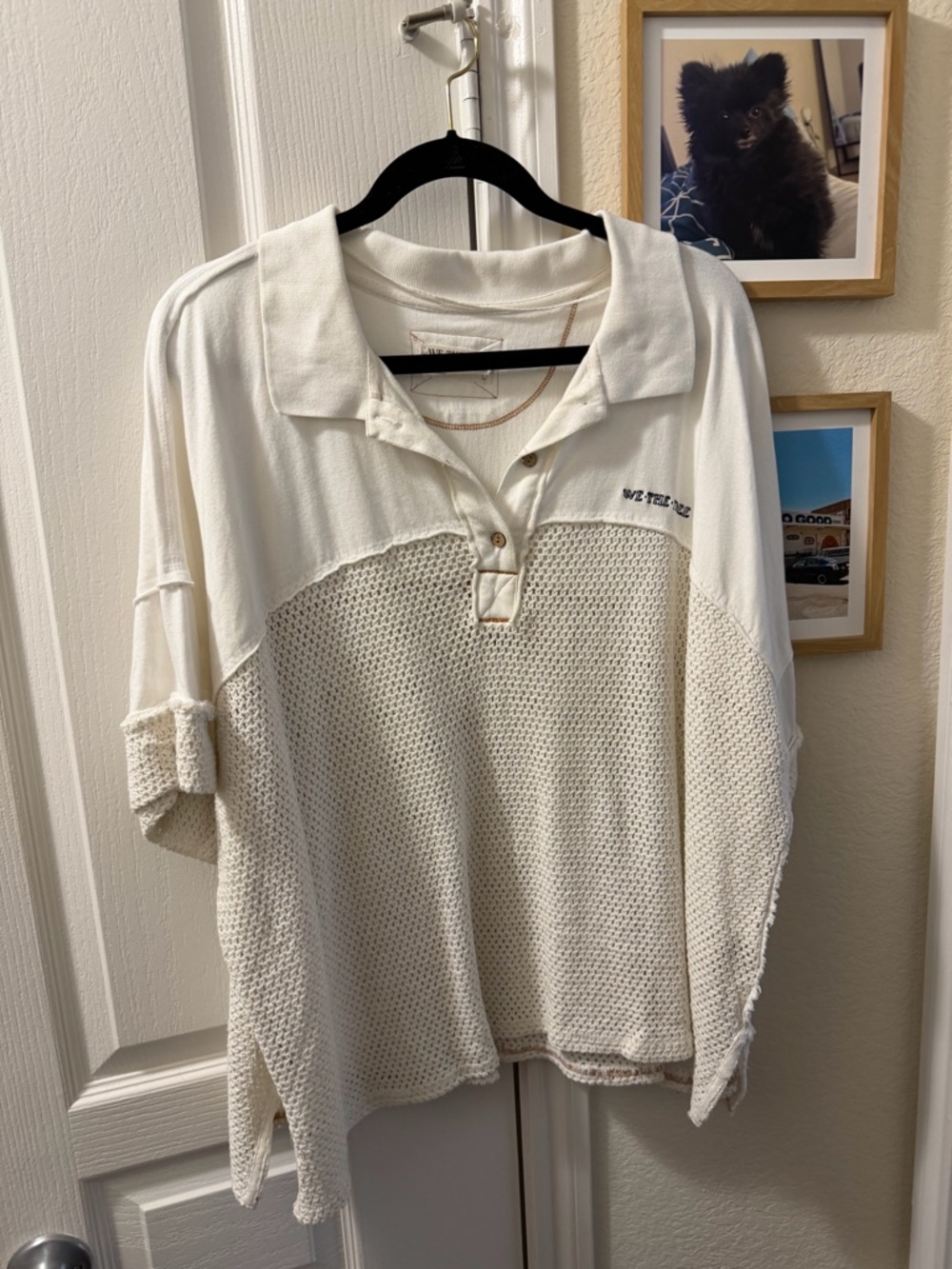 We The Free Mesh Logo Polo
